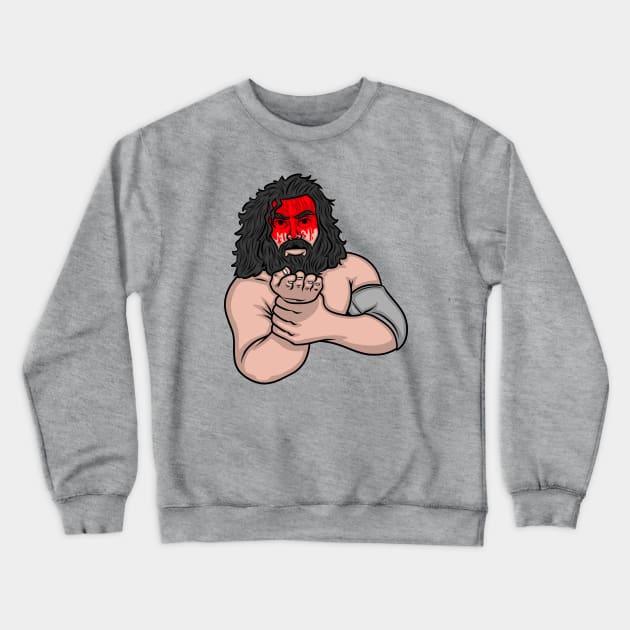 Bruiser Crewneck Sweatshirt by angrylemonade